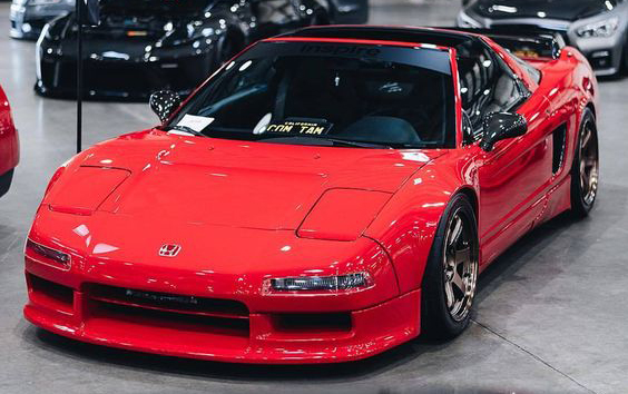 1992 Red Custom Acura NSX Front View